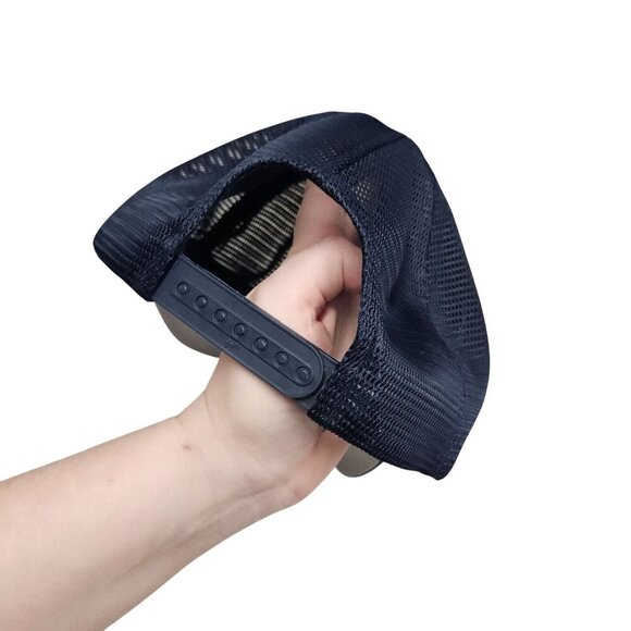 Cascade Lakes Brewing‎ Co. Trucker Hat Navy Blue Snapback Mesh Cap Adjustable - Picture 2 of 7